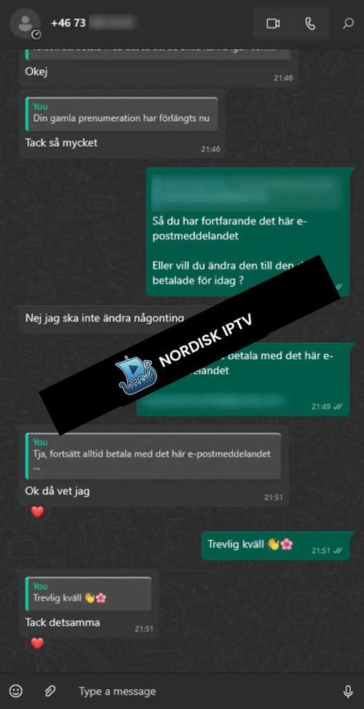 Nordisk IPTV testimonial - snabb installation och support