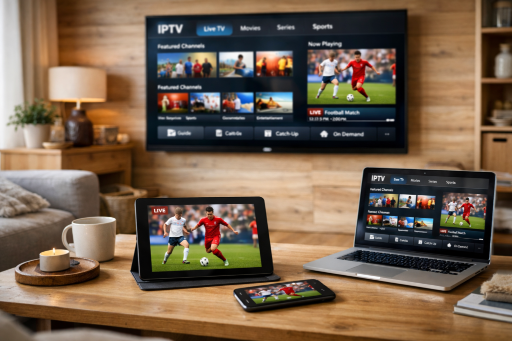 Nordisk IPTV på flera enheter i ett vardagsrum