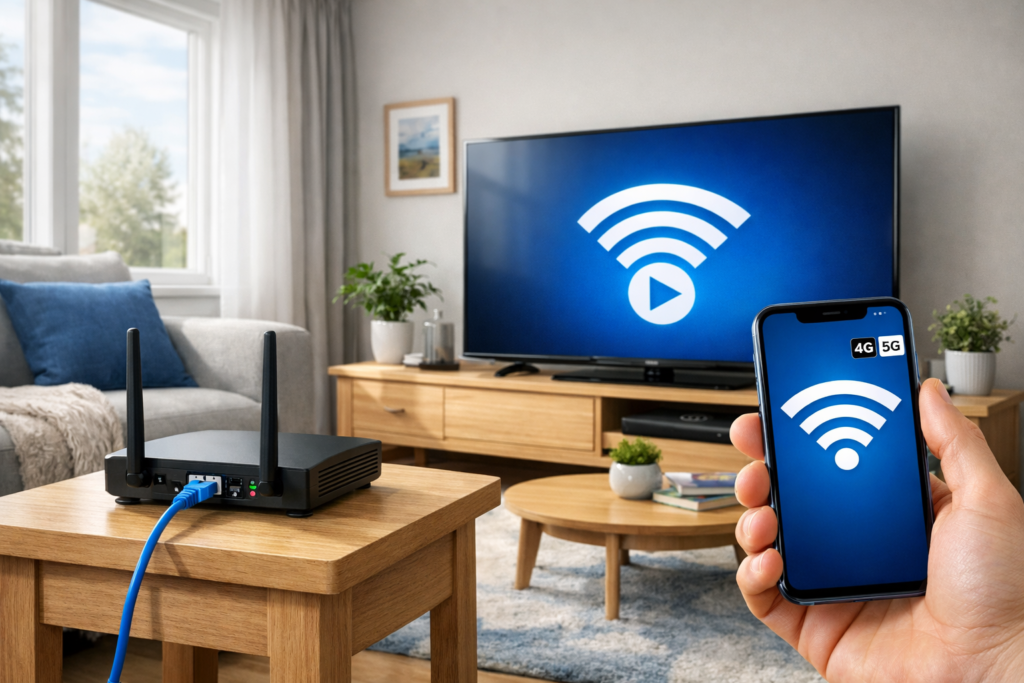 nordisk iptv — kontrollera Ethernet‑anslutningen för att minska IPTV‑buffring