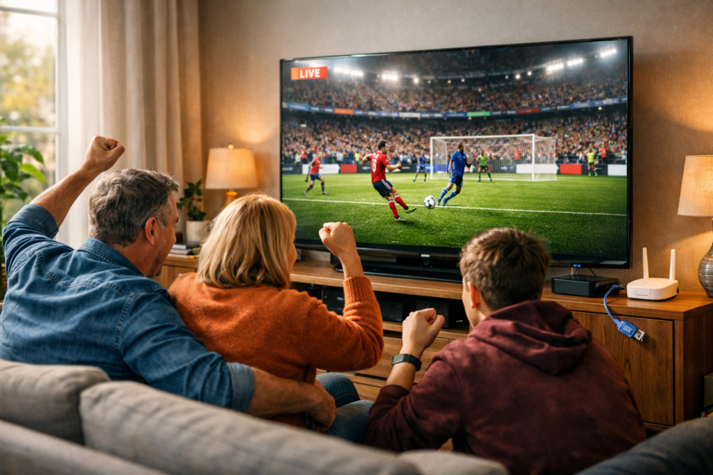 Streama fotbolls vm 2026 på smart TV 