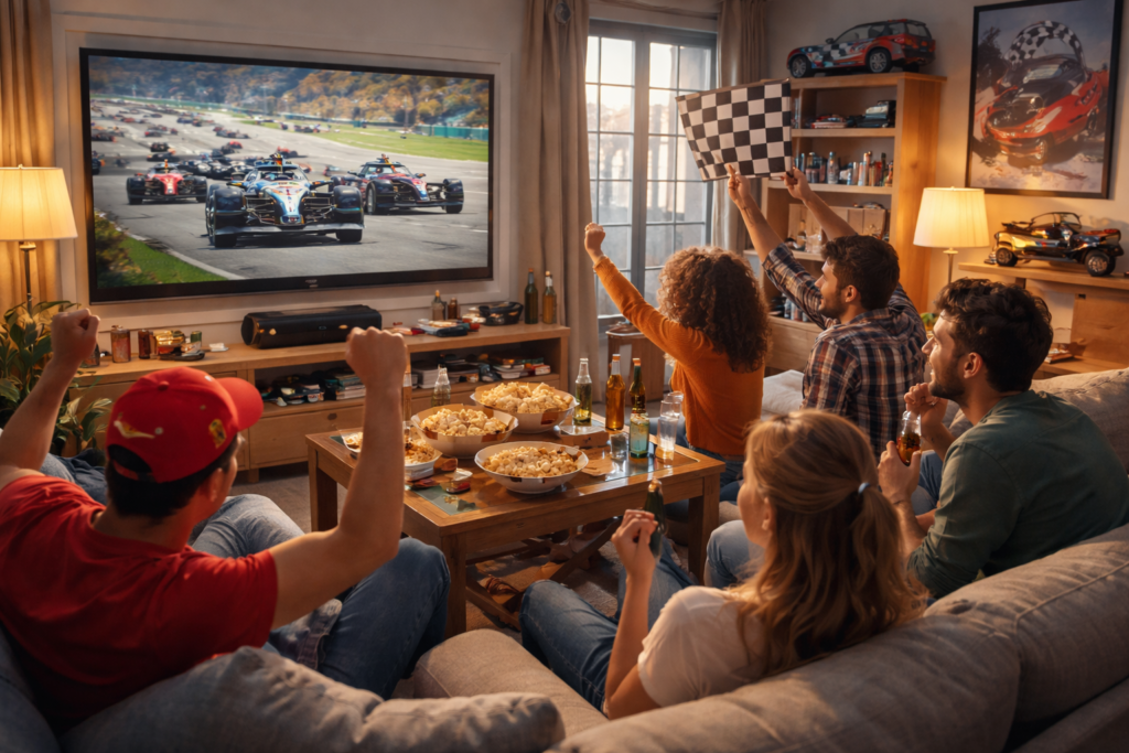 f1 stream sverige på Smart TV — se loppen live
