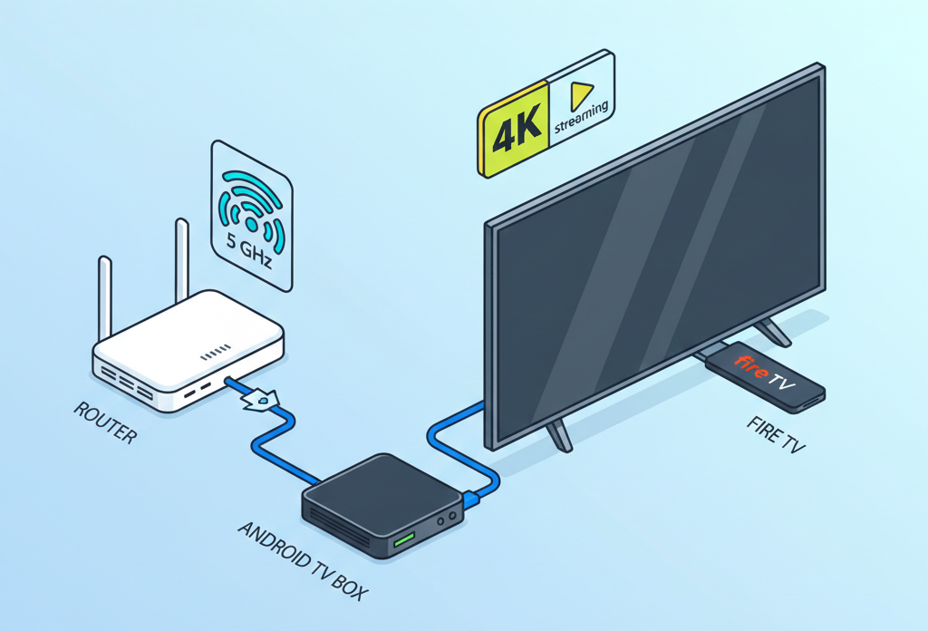 Nätverksinställning för IBO Player och iptv i sverige — Ethernet vs Wi‑Fi
